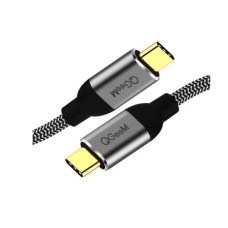 QGeeM QG-CC03-12 Type-C Male to Male 1.2M Cable